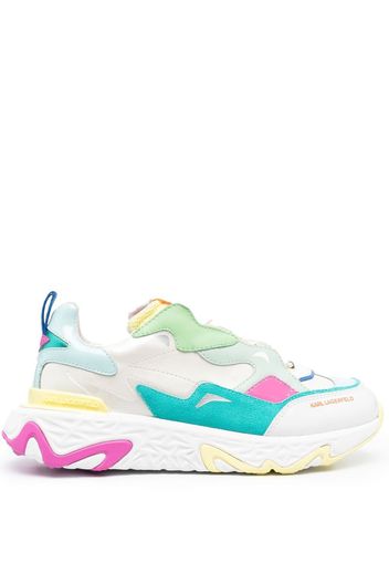 Karl Lagerfeld Sneakers Blaze Strike con design color-block - Bianco