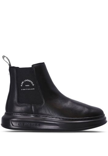 Karl Lagerfeld Kapri leather ankle boots - Nero