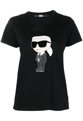 Karl Lagerfeld T-shirt con stampa - Nero