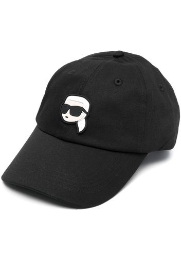 Karl Lagerfeld logo-patch cap - Nero