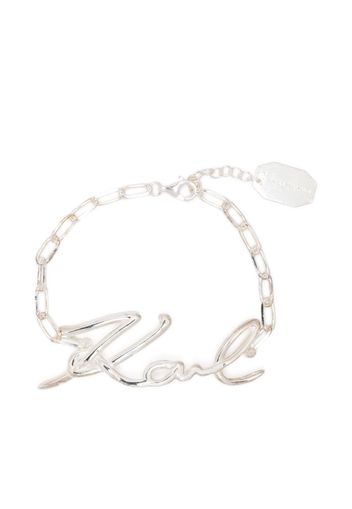 Karl Lagerfeld K Signature silver bracelet - Argento