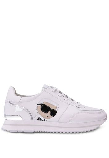 Karl Lagerfeld Karl patch-detail low-top sneakers - Bianco