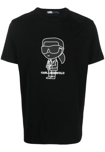 Karl Lagerfeld Ikonik logo-print T-shirt - Nero