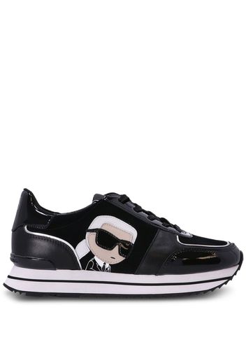 Karl Lagerfeld Karl patch-detail low-top sneakers - Nero