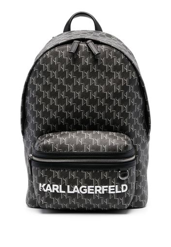 Karl Lagerfeld Zaino con stampa - Nero