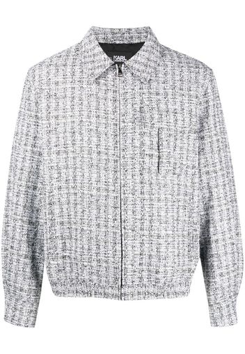 Karl Lagerfeld Bomber bouclé - Nero