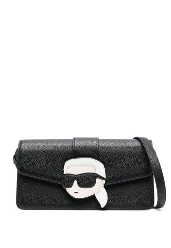 Karl Lagerfeld Borsa a spalla K/Ikonik 2.0 in pelle - Nero