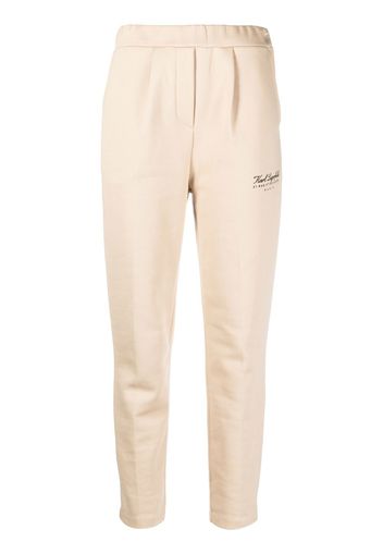 Karl Lagerfeld Pantaloni sportivi Karl Signature - Marrone