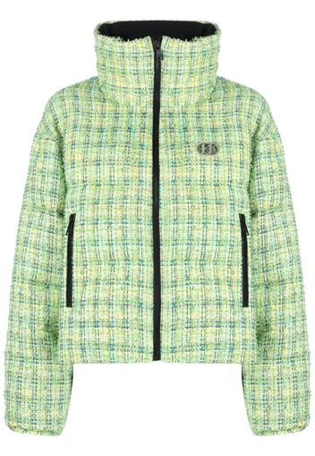 Karl Lagerfeld Piumino con zip - Verde