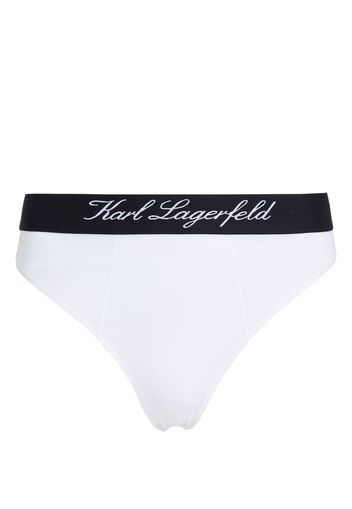 Karl Lagerfeld Slip con logo - Bianco