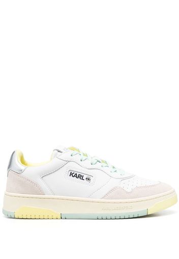 Karl Lagerfeld Sneakers con ricamo - Bianco