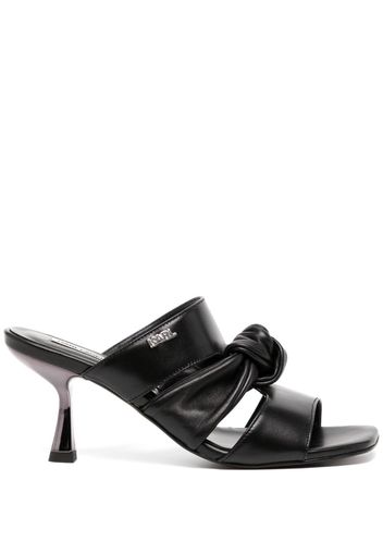 Karl Lagerfeld Panache 80mm knot-detailing sandals - Nero