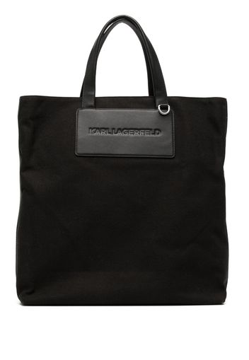 Karl Lagerfeld Borsa tote con applicazione - Nero