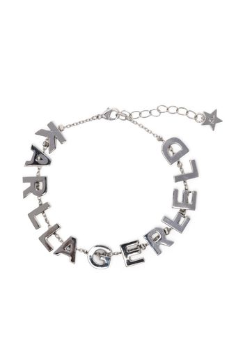 Karl Lagerfeld K/Karl logo bracelet - Argento