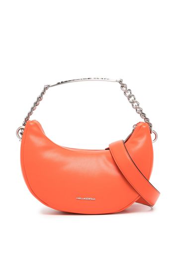 Karl Lagerfeld K/Id leather shoulder bag - Arancione