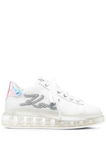 Karl Lagerfeld logo-patch sneakers - Bianco