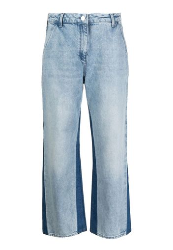 Karl Lagerfeld mid-rise cropped-leg jeans - Blu