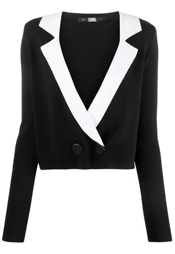 Karl Lagerfeld Cardigan crop - Nero