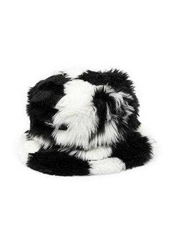 Karl Lagerfeld Cappello bucket K/Check - Nero