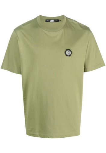 Karl Lagerfeld T-shirt con applicazione - Verde