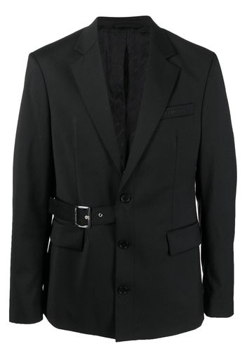 Karl Lagerfeld Blazer monopetto con cintura - Nero