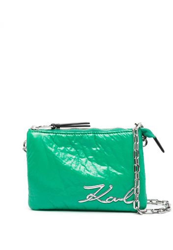 Karl Lagerfeld Borsa K/Signature mini - Verde