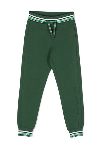 Karl Lagerfeld Kids Pantaloni sportivi con coulisse - Verde