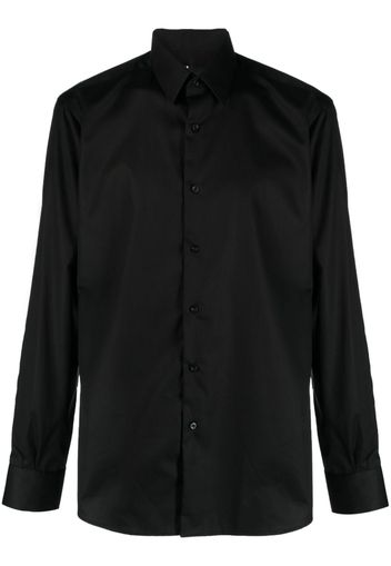 Karl Lagerfeld long-sleeve cotton shirt - Nero