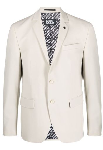 Karl Lagerfeld Clever single-breasted blazer - Toni neutri