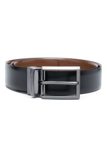 Karl Lagerfeld buckled leather belt - Nero