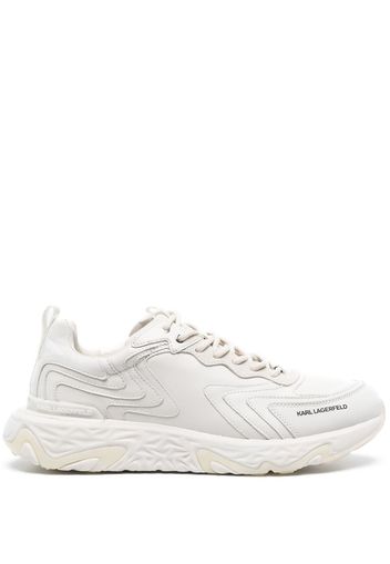 Karl Lagerfeld Blaze Pyro leather sneakers - Bianco