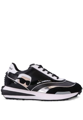 Karl Lagerfeld Zone Karl leather low-top sneakers - Nero