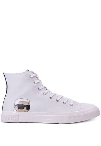 Karl Lagerfeld Kampus Max high-top sneakers - Bianco