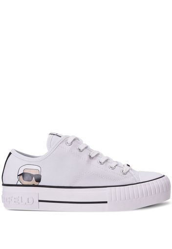 Karl Lagerfeld Kampus Max lace-up sneakers - Bianco