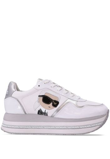 Karl Lagerfeld Velocita II platform sneakers - Bianco