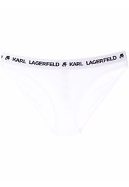 Karl Lagerfeld Slip con logo - Bianco