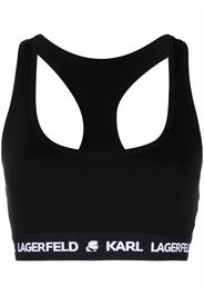 Karl Lagerfeld Reggiseno con logo - Nero