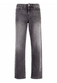 Karl Lagerfeld Jeans dritti con decorazione - Grigio