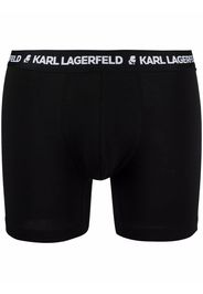 Karl Lagerfeld Set di sette boxer con logo - Nero