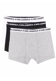 Karl Lagerfeld Set di tre boxer - Grigio