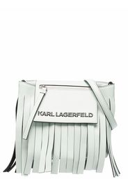 Karl Lagerfeld Borsa passapartout K/Fringe mini - Verde