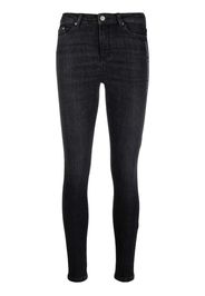 Karl Lagerfeld Jeans skinny con stampa - Nero