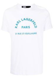 Karl Lagerfeld logo crew-neck T-shirt - Bianco