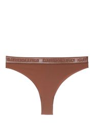 Karl Lagerfeld Ultralight High-Rise Brazilian brief - Marrone