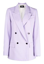 Karl Lagerfeld Blazer sartoriale doppiopetto - Viola