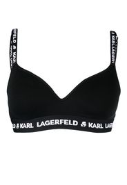 Karl Lagerfeld Reggiseno con logo - Nero