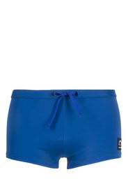 Karl Lagerfeld logo-print swimming trunks - Blu