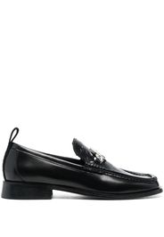 Karl Lagerfeld Monogram-plaque loafers - Nero