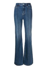 Karl Lagerfeld x Amber Valletta bootcut jeans - Blu