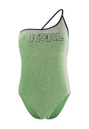Karl Lagerfeld Costume intero Ikonik 2.0 lamé - Verde